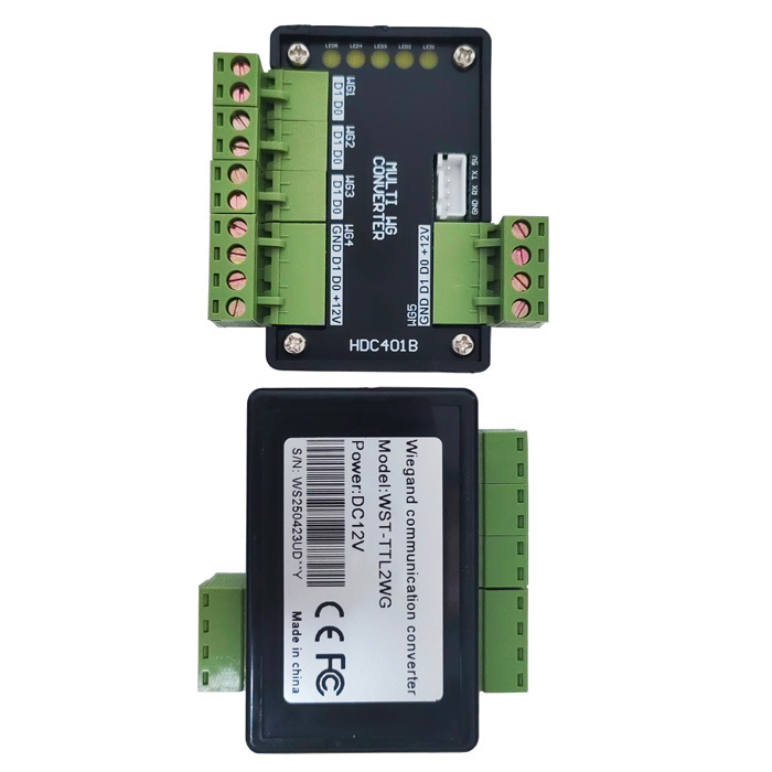 4 CH Wiegand to Wiegand converter（4CH wiegand input to 1 CH wiegand output)