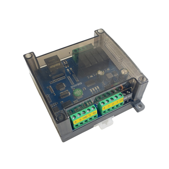 4 digital input 4 relay output RS232/RS485/Ethernet data network relay controller