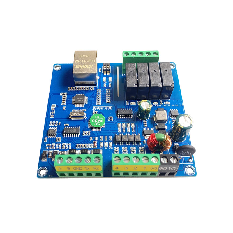 4 digital input 4 relay output RS232/RS485/Ethernet data network relay controller