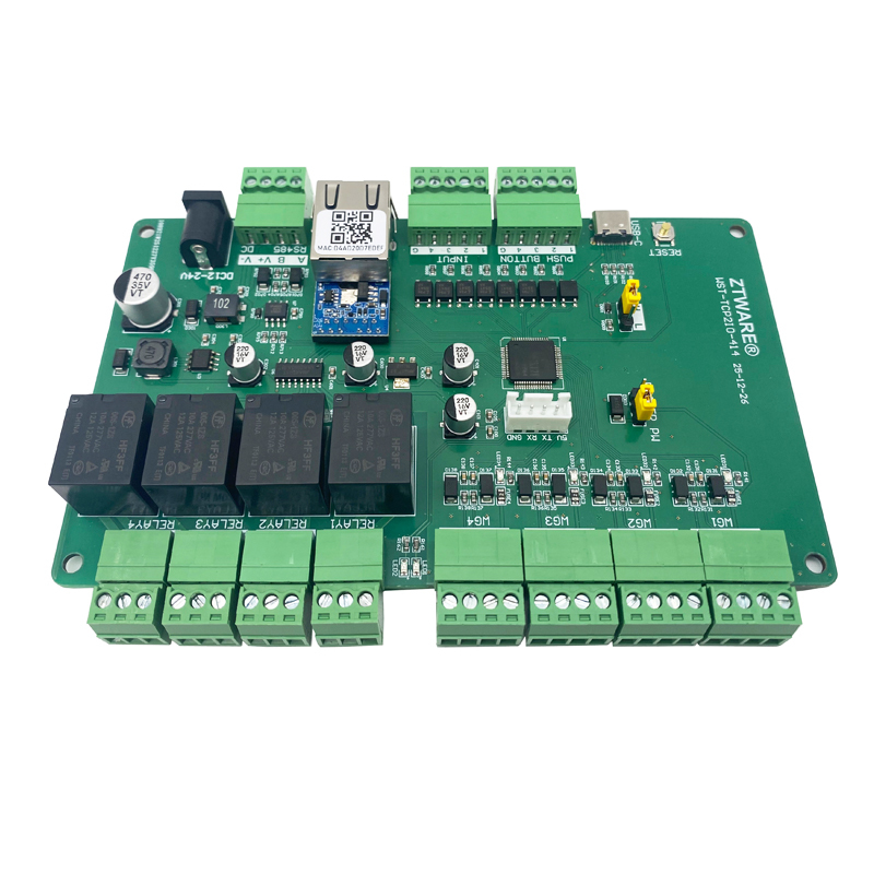 4 channel wiegand 4 channel Relay TCP/IP RS485 IO board