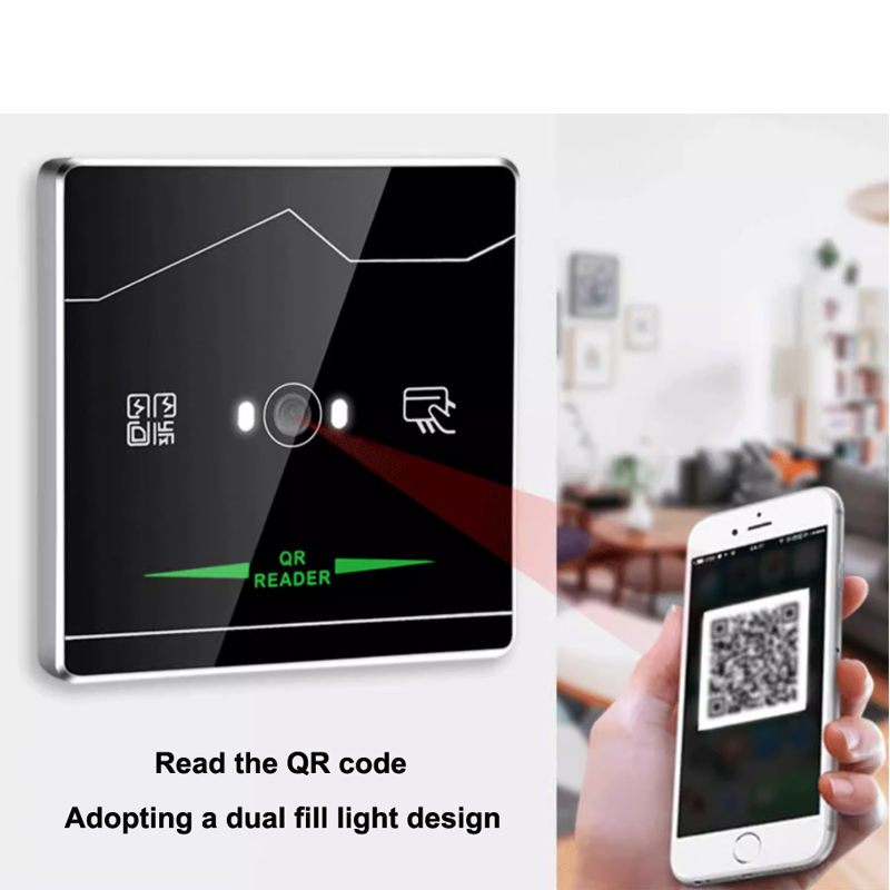 QR Code+RFID all in one Card reader