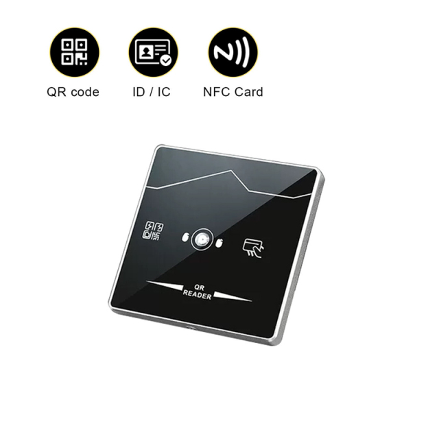 QR Code+RFID all in one Card reader