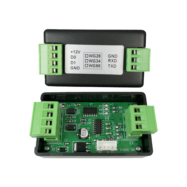 Wiegand to RS232 Terminal(RXD,TXD,GND)converter