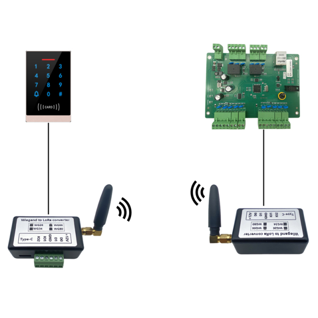 Wiegand to LoRA with IO converter
