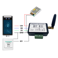 Wiegand to LoRA with IO converter