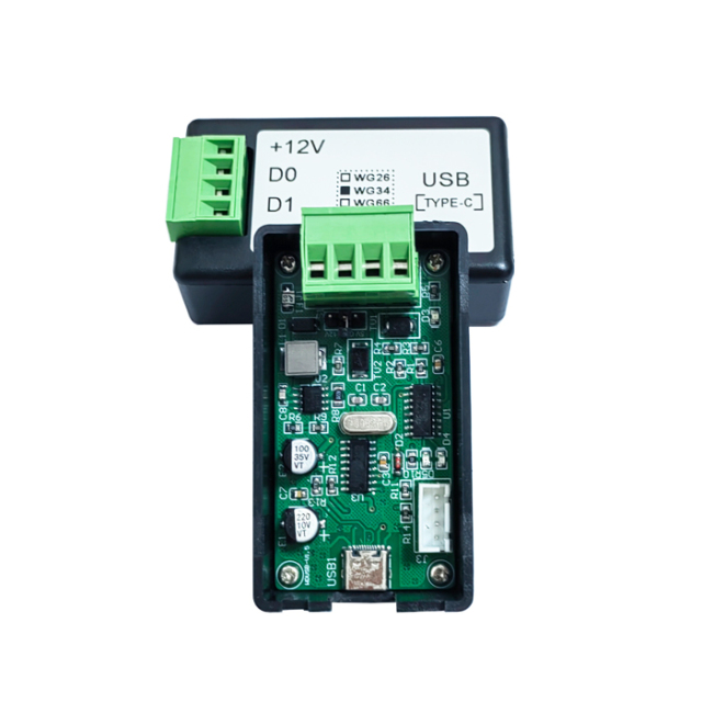 Wiegand to USB(Type-C)Dual-way transmission converter