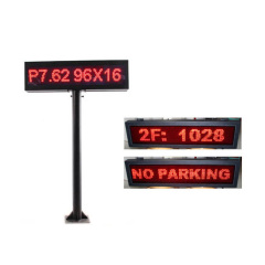 P7.62-16*96Dots Red Parking LED Display sign