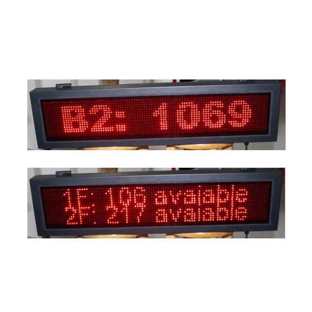 P7.62-16*96Dots Red Parking LED Display sign