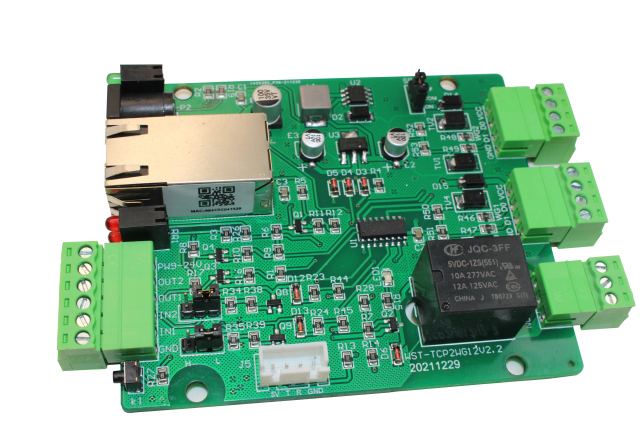 Ethernet 1CH Relay 2CH wiegand 2CH output IO control board