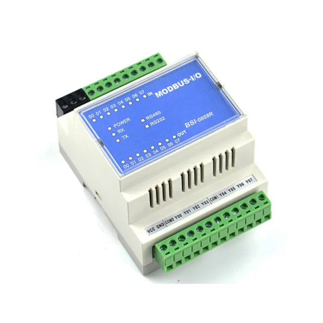 Modbus Remote Serial to 8 relay IO Module
