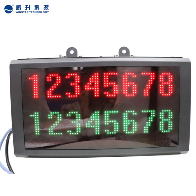P4.75-32*64 SMD LED Display Board with steel housing and dark- red acrylic panel