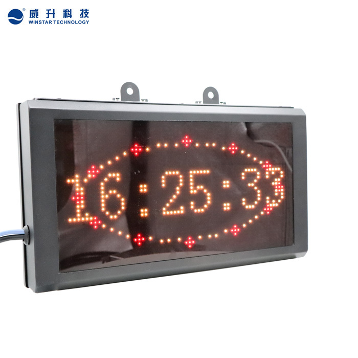 P4.75-32*64 SMD LED Display Board with steel housing and dark- red acrylic panel