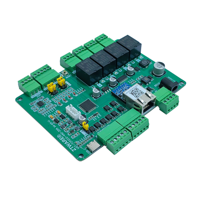 MODBUS Ethernet 4CH Relay IO module(WST-TCP2IO-4AD2DA)