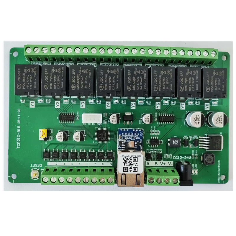 8 channel relay TCP/IP RS485  IO board