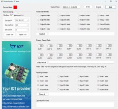 8 channel relay TCP/IP RS485  IO board