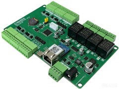 RS485&TCP/IP 4 channel wiegand 4 digit inputs 4 relay outputs IO control board with Door  Access Control Extended Function