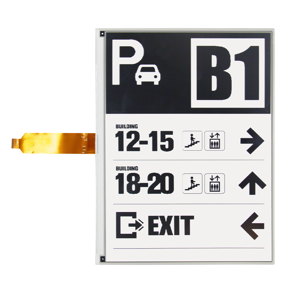 DKE 13,3 Zoll Schwarz-Weiß-E-Paper-Display