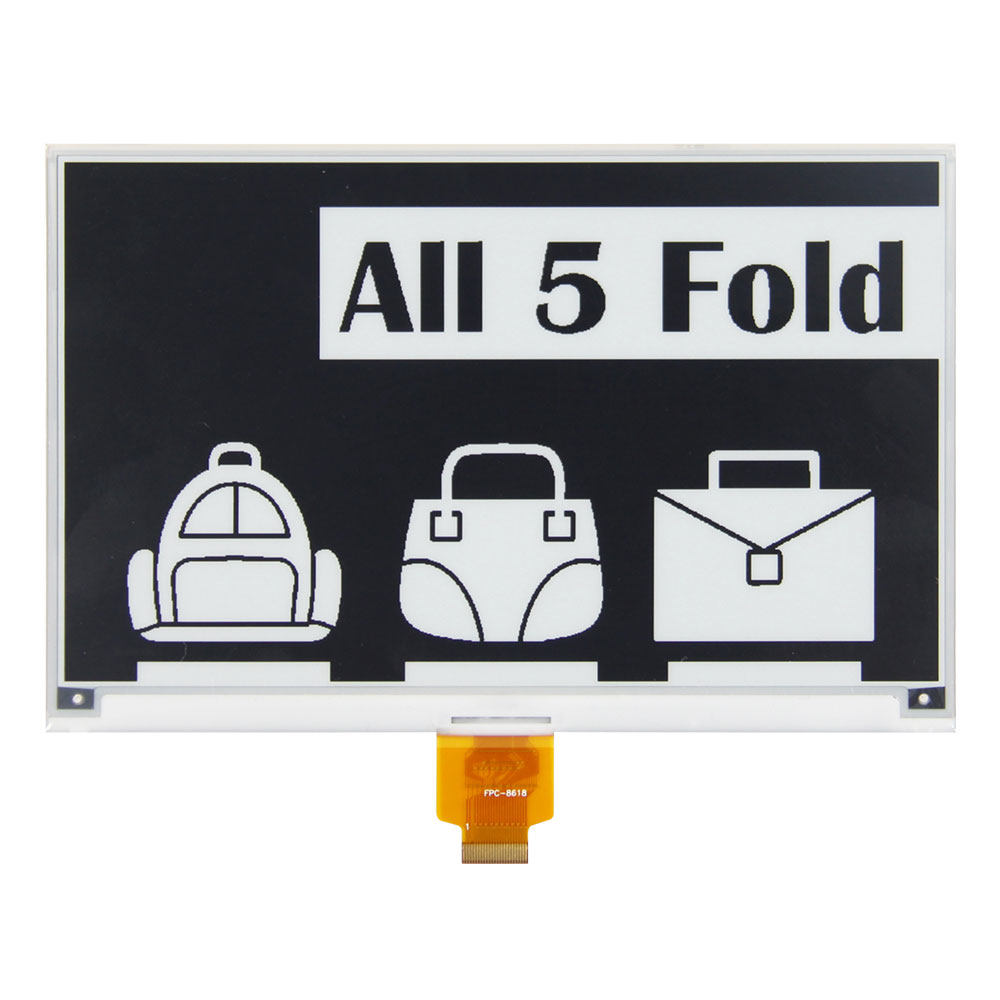 7.5 Inch Black White ePaper Display large color e ink electronic paper ...