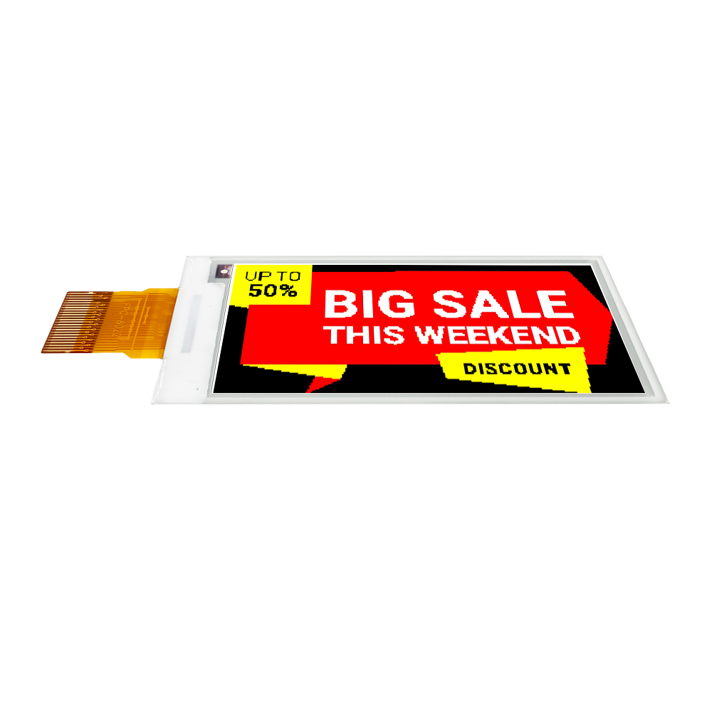 DKE 2,13 Zoll Schwarz Weiß Rot Gelb 4-Farben ePaper Display
