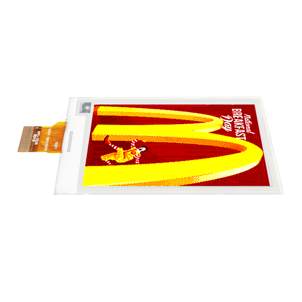 DKE 2.7 inch Black White Red Yellow 4-Color ePaper Display