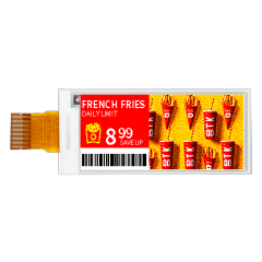 DKE 2,9 Zoll Schwarz Weiß Rot Gelb 4-Farben ePaper Display