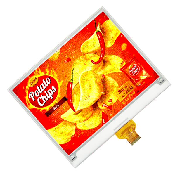 DKE 5,83 Zoll Schwarz Weiß Rot Gelb ePaper Display