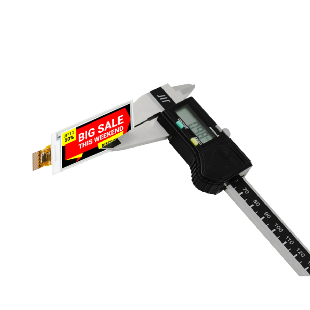 DKE 2,13 Zoll Schwarz Weiß Rot Gelb 4-Farben ePaper Display