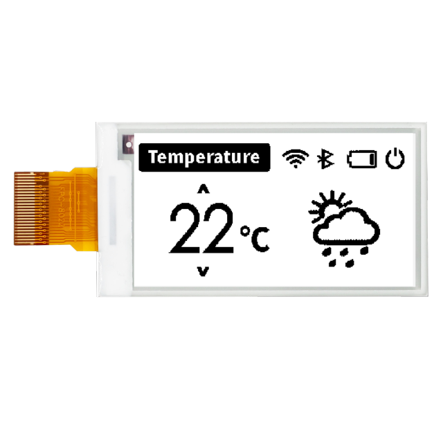 DKE 2.66 Inch Black White e-Paper Display