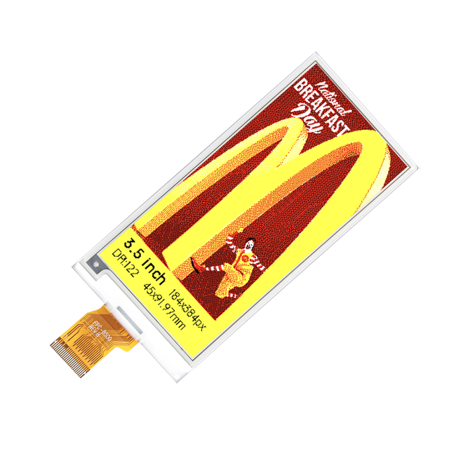 DKE 3,5 Zoll Schwarz Weiß Rot Gelb e-Paper Display