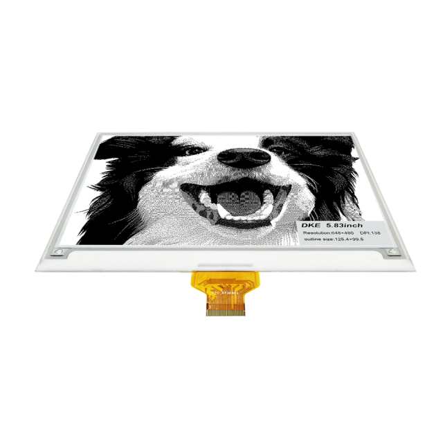 DKE 5.83 Inch Black White e Paper Display