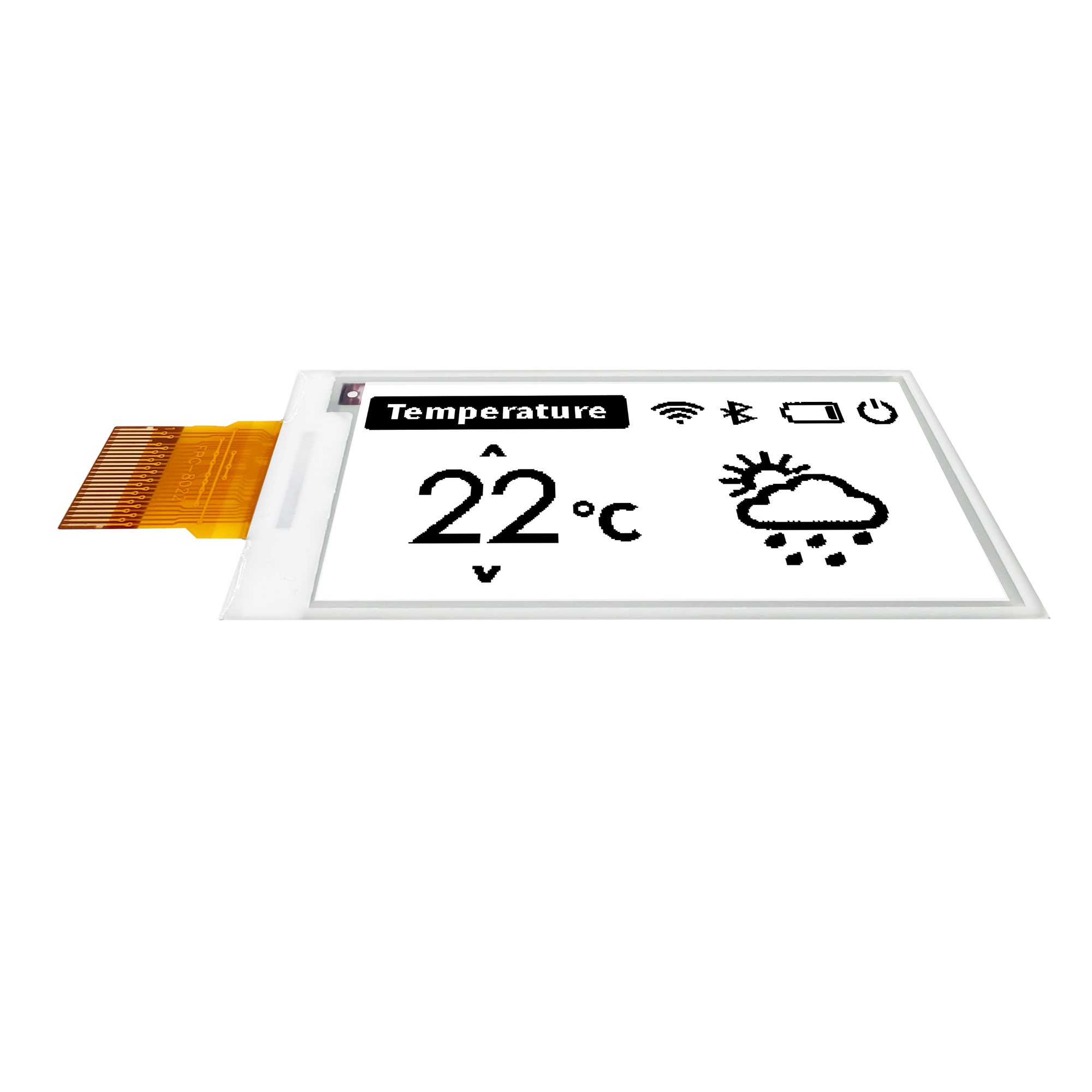 DKE 2.66 Inch Black White e-Paper Display