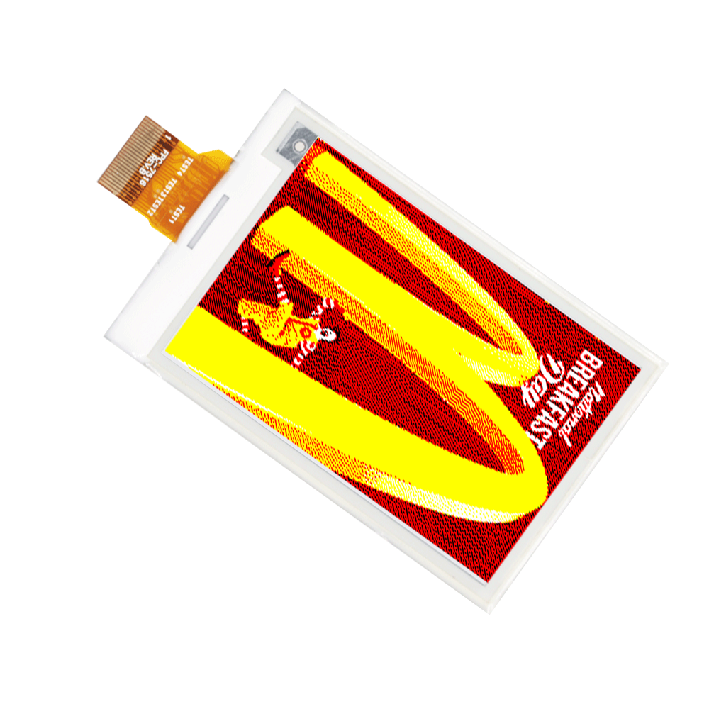 DKE 2.7 inch Black White Red Yellow 4-Color ePaper Display