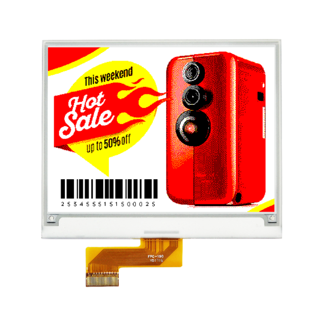 DKE 4,2 Zoll Schwarz Weiß Rot Gelb ePaper Display