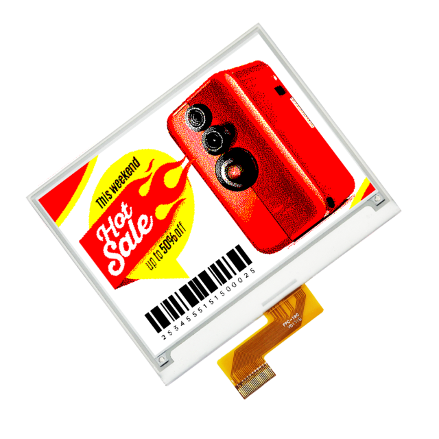 DKE 4,2 Zoll Schwarz Weiß Rot Gelb ePaper Display