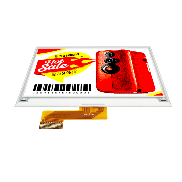 DKE 4,2 Zoll Schwarz Weiß Rot Gelb ePaper Display