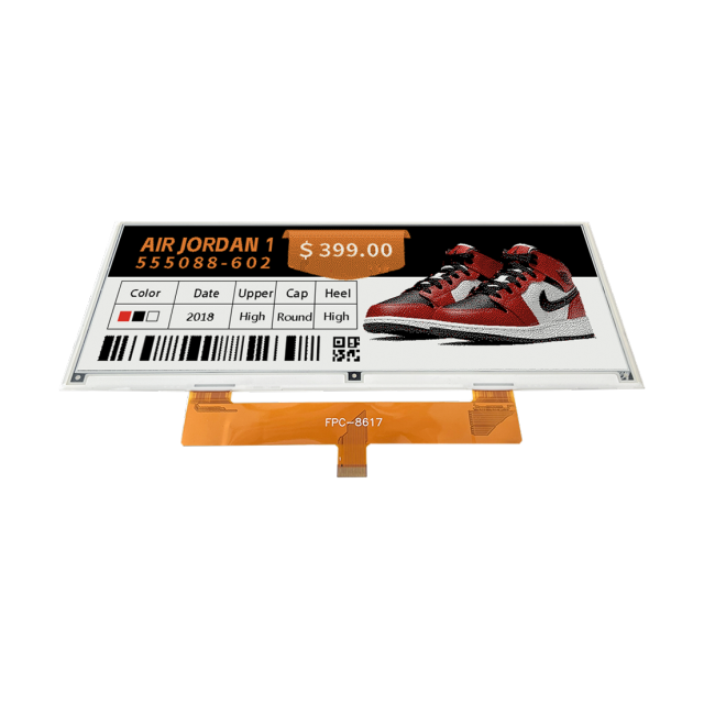 DKE 10,85 Zoll Schwarz Weiß Rot Gelb 4-Farben ePaper Display