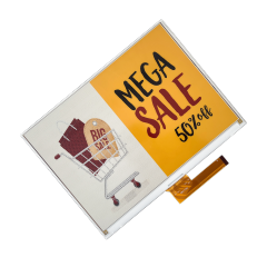 DKE 9,7 Zoll Schwarz Weiß Rot Gelb ePaper Display