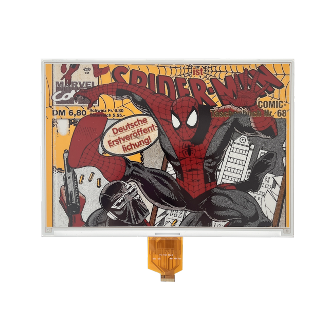DKE 10,2 Zoll Schwarz Weiß Rot Gelb ePaper Display