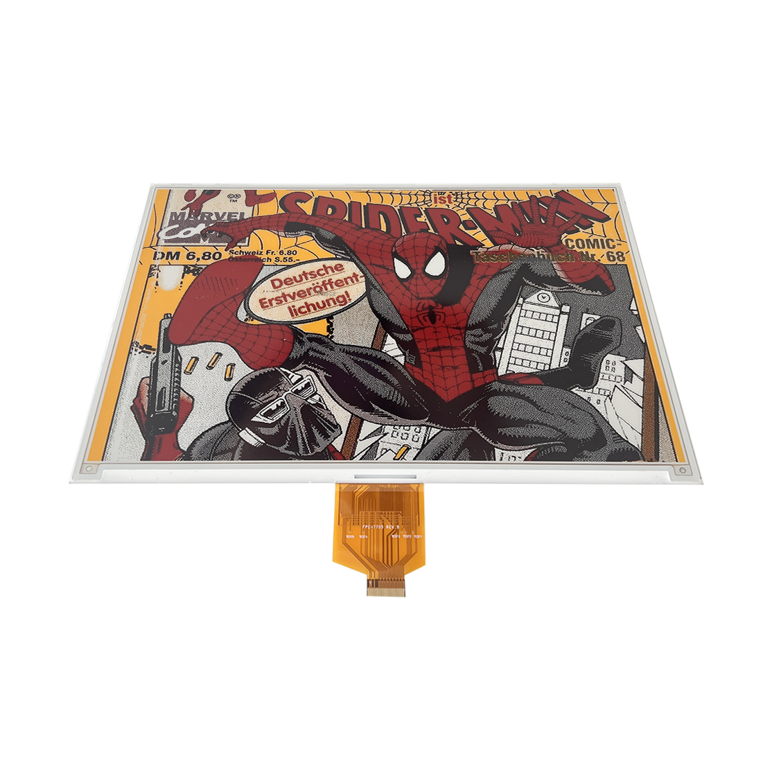 DKE 10.2 Inch Black White Red Yellow 4-Color ePaper Display