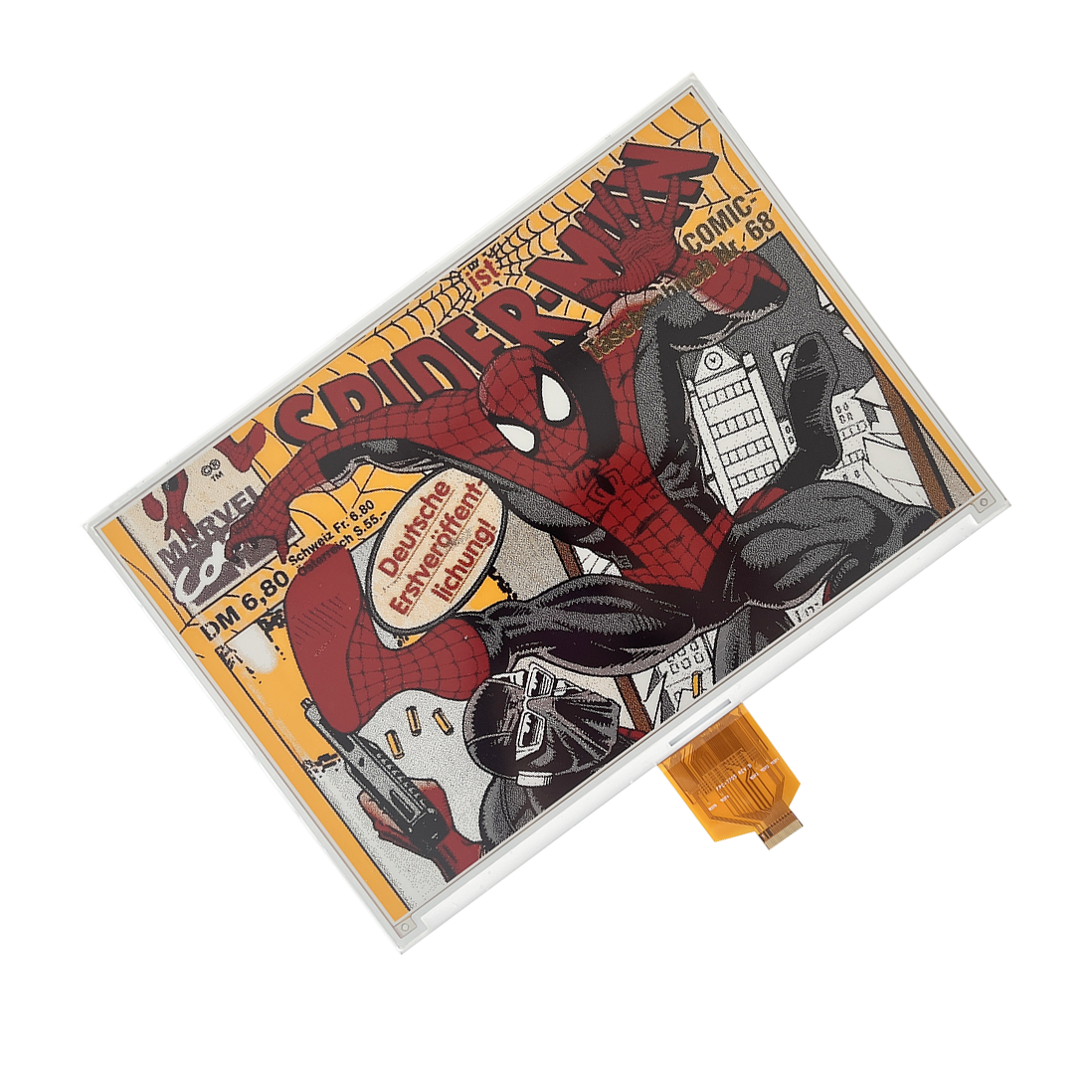 DKE 10.2 Inch Black White Red Yellow 4-Color ePaper Display