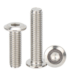 Flat Round Head Hexagon Socket