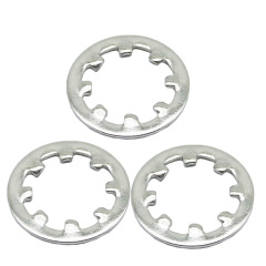 Internal tooth lock washers