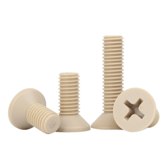PEEK Phillips countersunk head screws