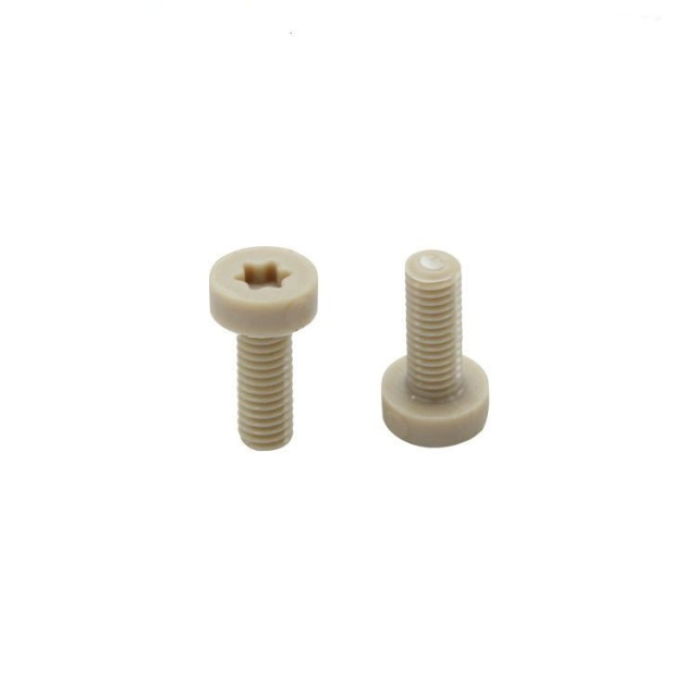 PEEK round head plastic screws