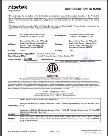 ETL authorization and compliance documentation