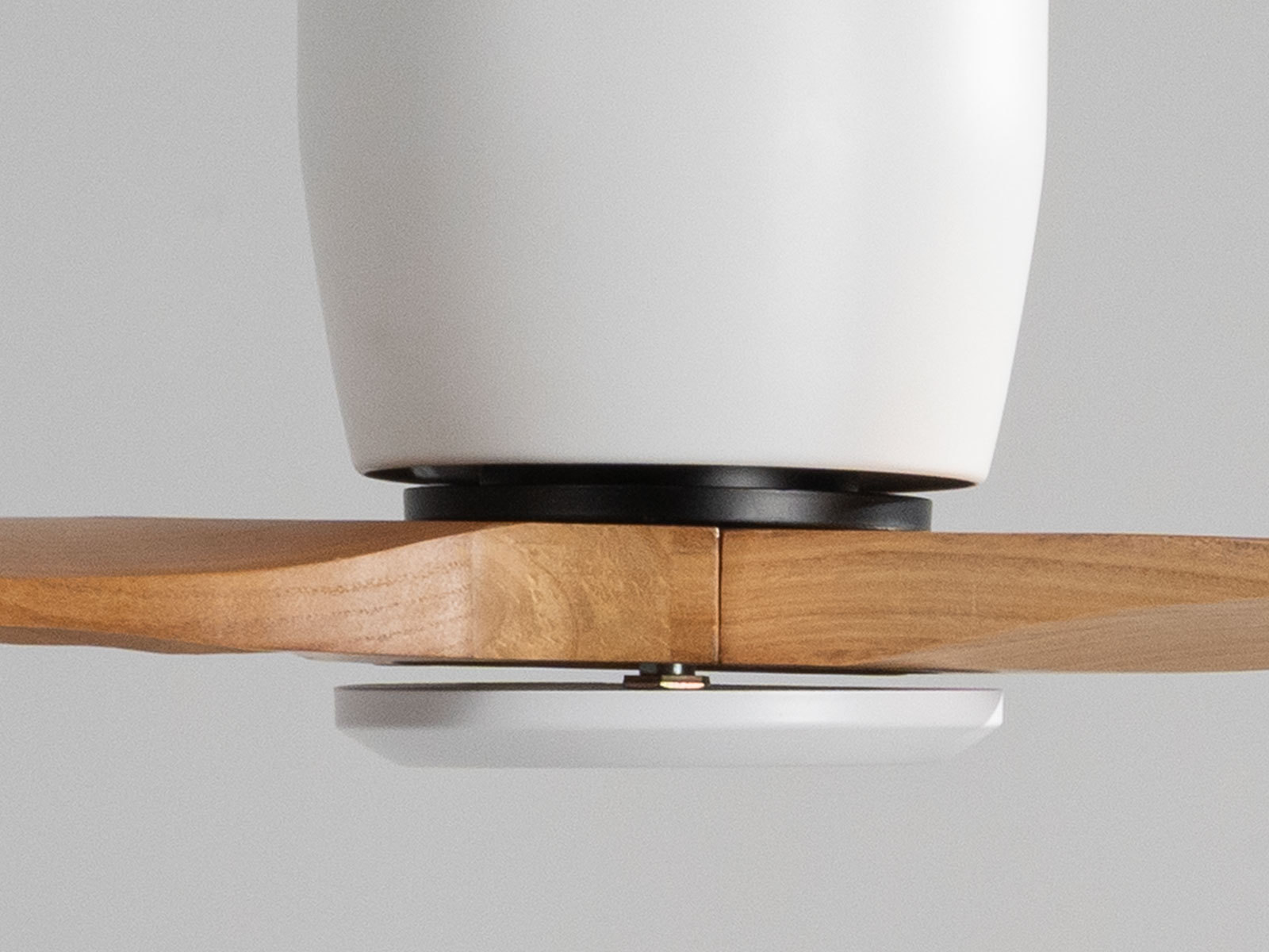 42" Light Oak Ceiling Fan with Light, Silent DC Motor & Reversible Function