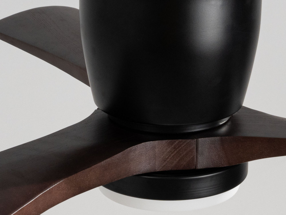 42" Light Oak Ceiling Fan with no light, Silent DC Motor & Reversible Function