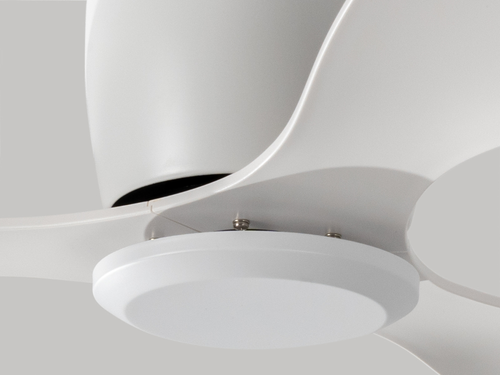 60" Warm walnut brown Ceiling Fan with Ultra-Thin LED, Silent DC Motor & Reversible Function