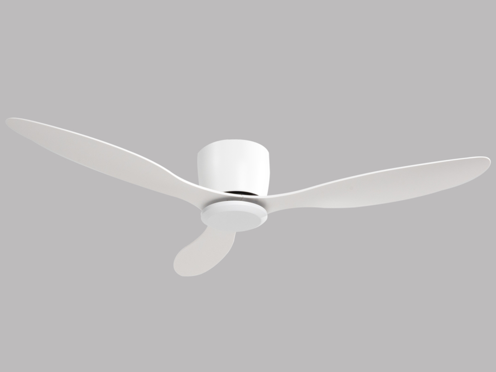 60" Warm walnut brown Ceiling Fan with Ultra-Thin LED, Silent DC Motor & Reversible Function