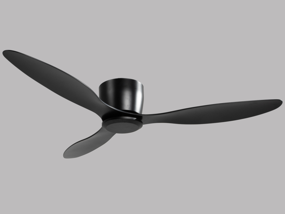 60" Warm walnut brown Ceiling Fan with Ultra-Thin LED, Silent DC Motor & Reversible Function